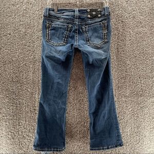 Miss Me Blue Women's Boot Cut Jeans Dark Wash Size 27 J55408B7